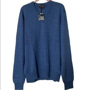 Brooks Brothers 3-Ply Scottish Cashmere V-Neck Pullover NWT